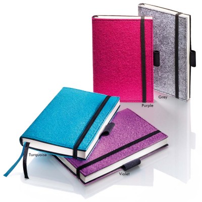 Sigel Conceptum Softcover Felt Notebook A6 Plain