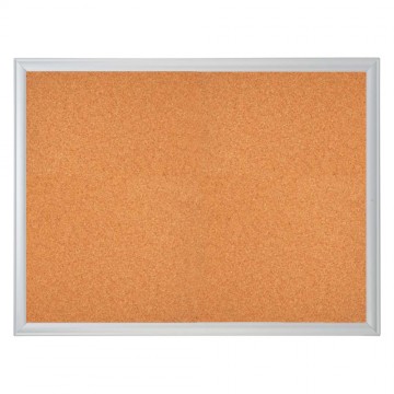 Cork Noticeboard (60 x 90cm) Aluminium Frame - With Installation