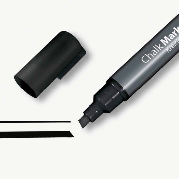 Sigel GL180 Chalk Marker 50 Chisel Tip Black